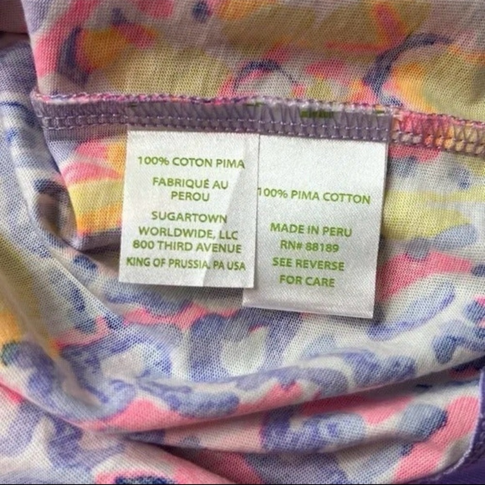 Lilly Pulitzer Pastel Floral Cotton Dress - Picture 4 of 5